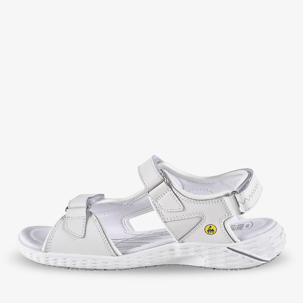 Sandale de Protecție Odile Safety Jogger Alb – Piele, Talpă Antiderapantă - poza 2