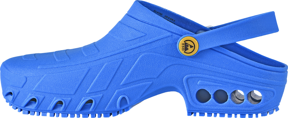 Sabot Oxyclog Safety Jogger Albastru Electric – Antiderapant, Autoclavabil - poza 6