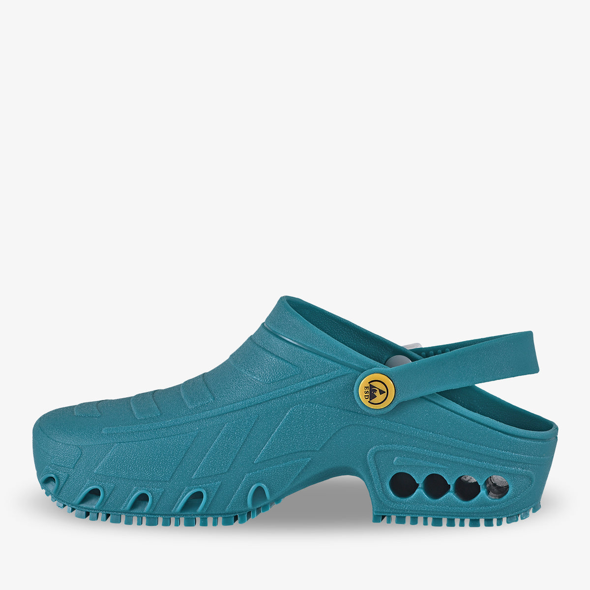 Sabot Oxyclog Safety Jogger Verde Electric – Autoclavabil, Antiderapant - poza 2