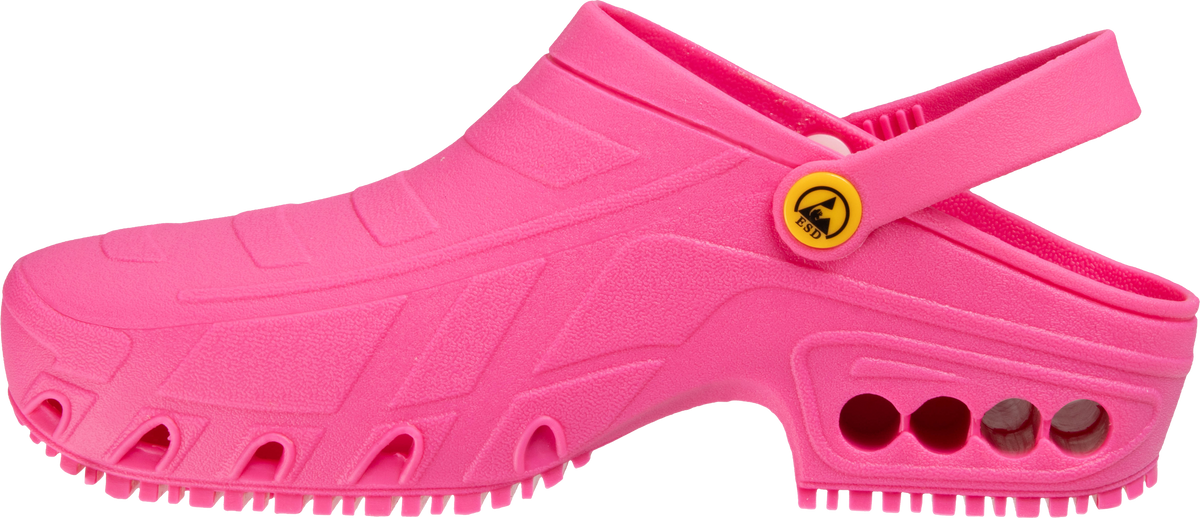Sabot de Protecție Oxyclog Safety Jogger Fucsia – Autoclavabil, Antiderapant - poza 6
