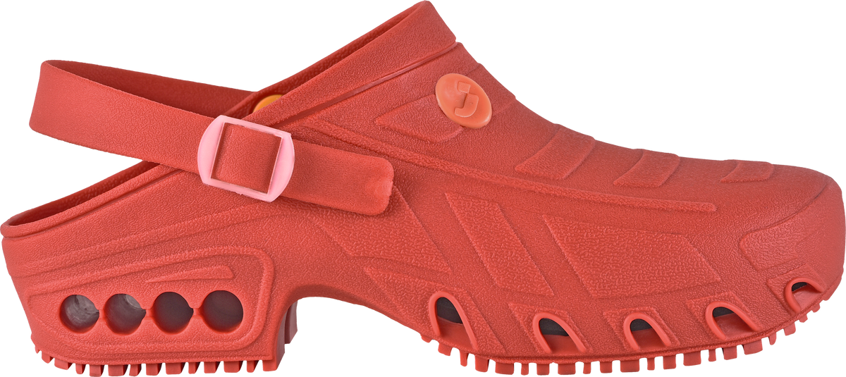 Sabot Oxyclog OB Safety Jogger Roșu – Antiderapant, Autoclavabil - poza 5