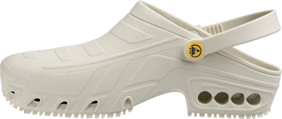 Sabot de Protecție Oxyclog Safety Jogger Alb – Antiderapant, Autoclavabil - poza 5