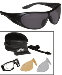 Ochelari Tactici Bollé® RAIDER W.3 EX – 3 Lentile Interșanjabile, Compatibil RX și Protecție Modulară