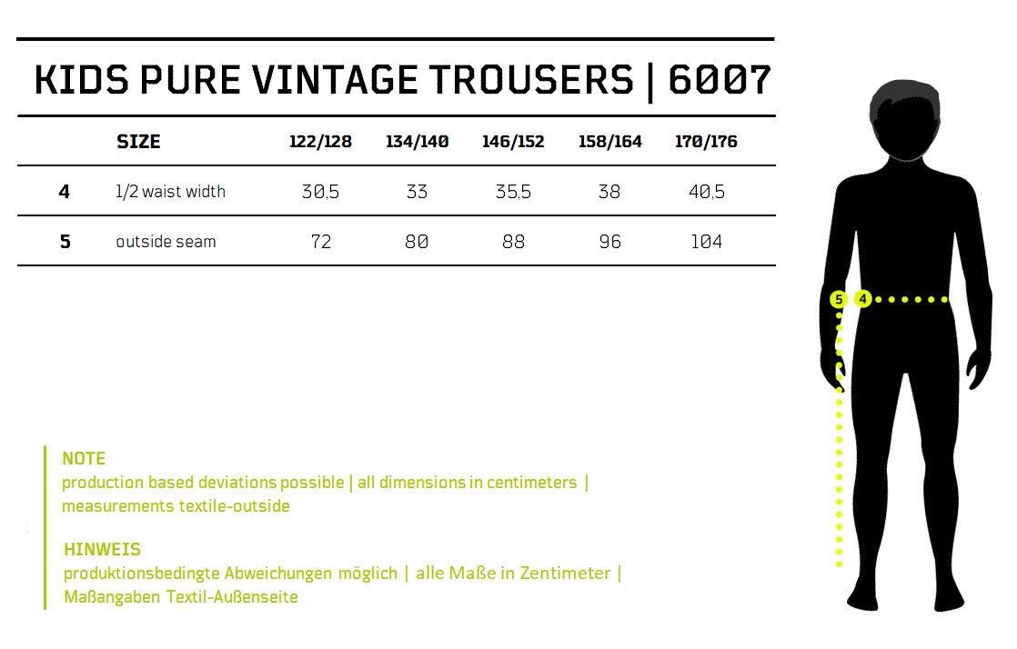PANTALONI COPII PURE VINTAGE BLACK