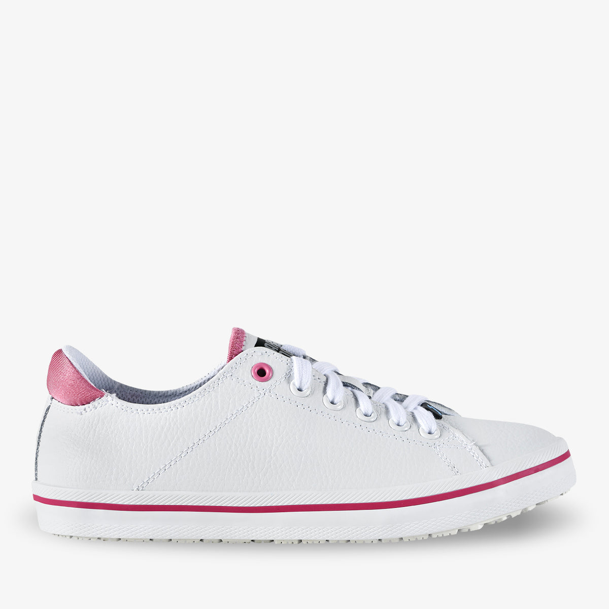 Pantof de Protecție Paola O1 Safety Jogger Fucsia – Piele, Talpă Antiderapantă - poza 1