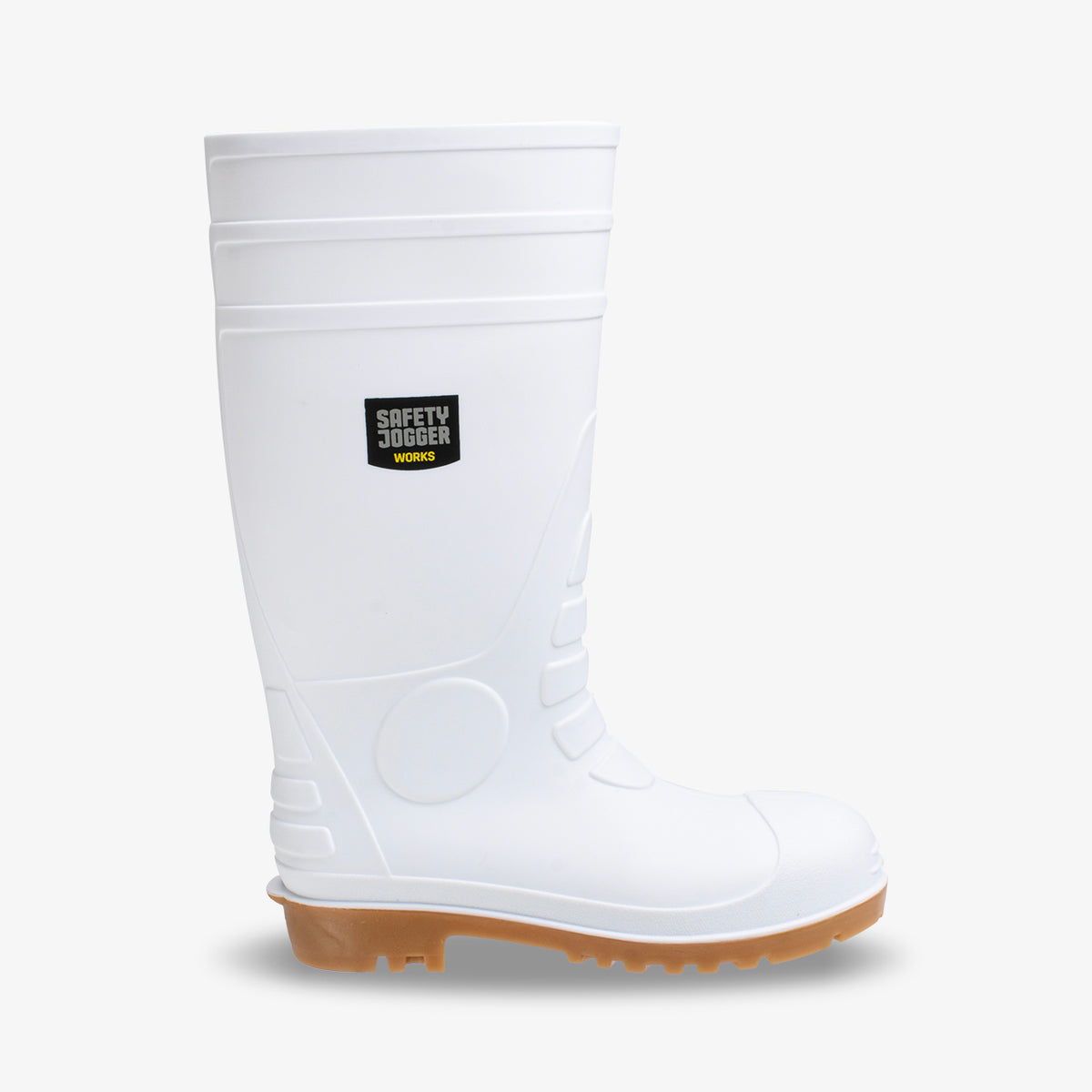 Cizme de Protecție Poseidon S4 Safety Jogger Albe – Vârf din Oțel, Impermeabile - poza 1