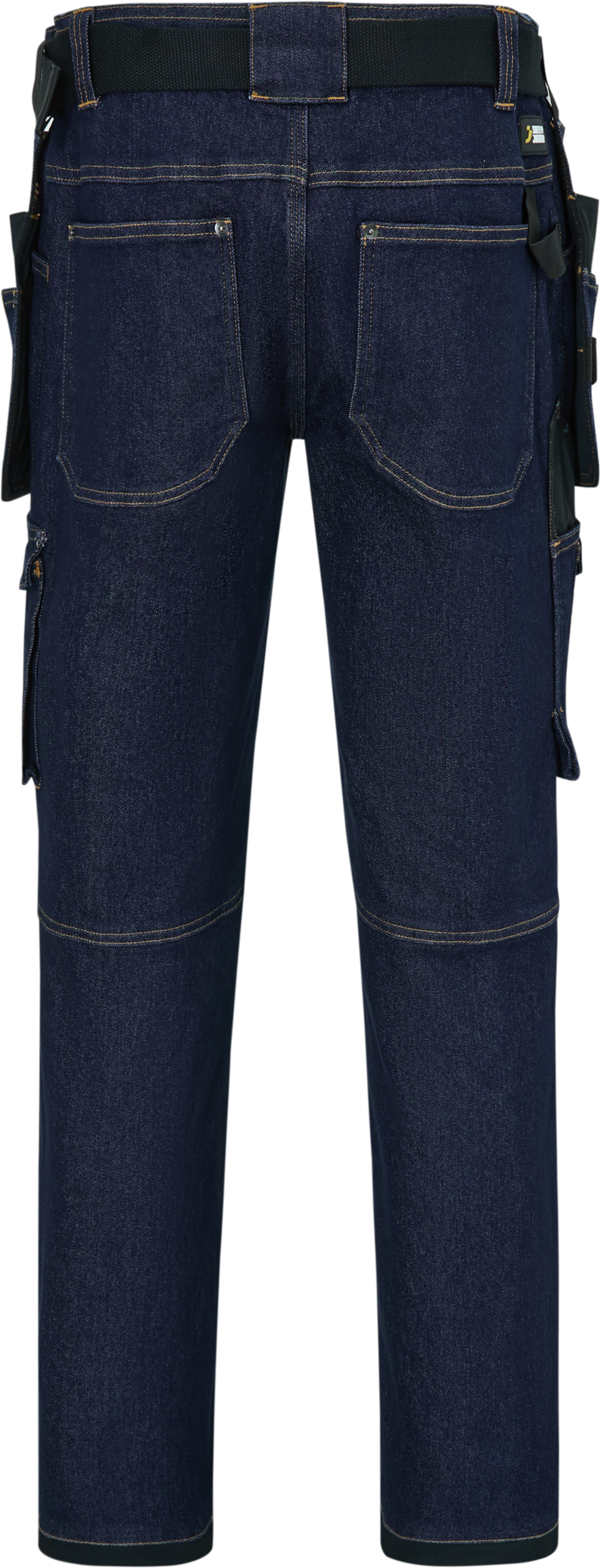 Pantaloni de Lucru Pro Denim Safety Jogger Albaștri – Buzunare Genunchiere, CE - poza 10