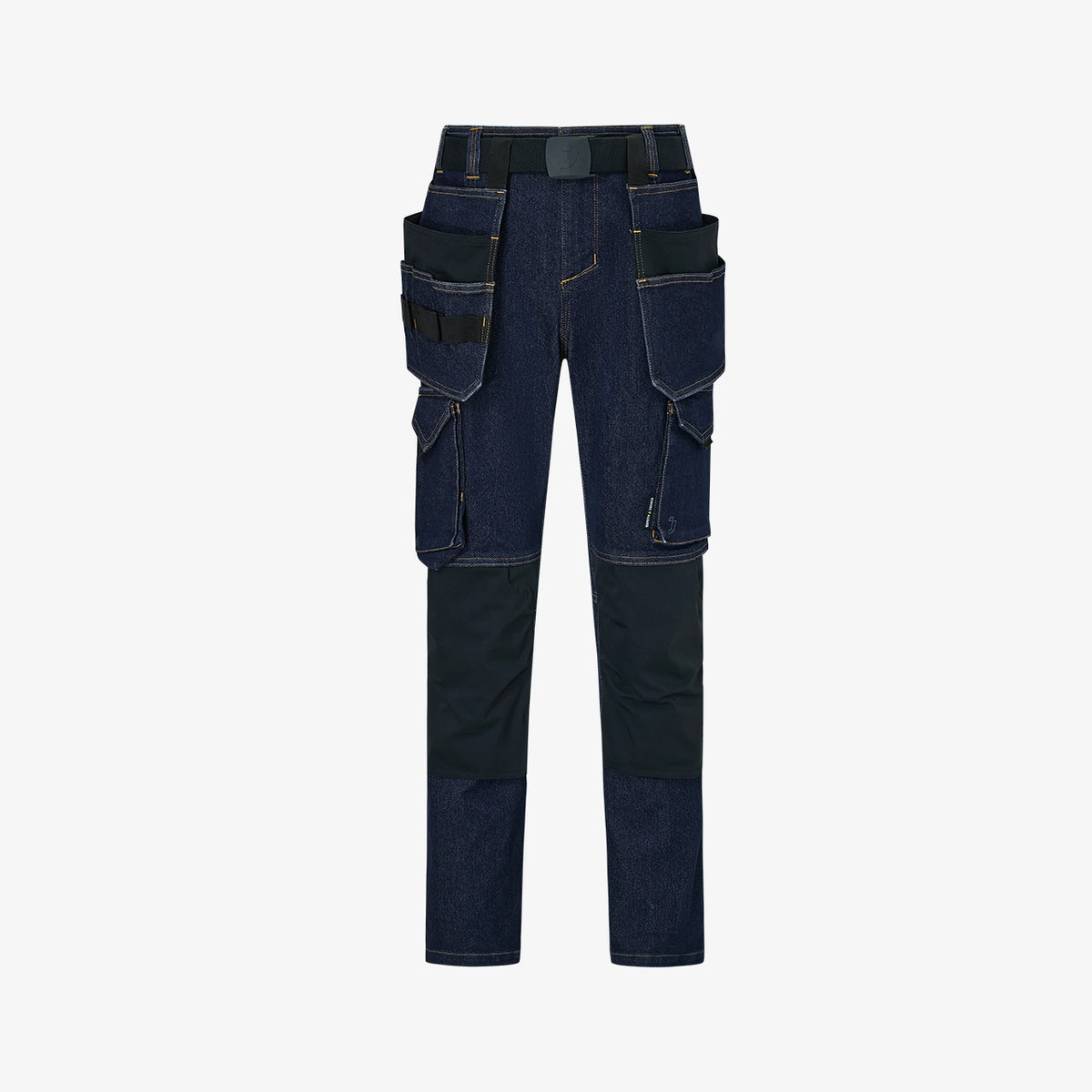 Pantaloni de Lucru Pro Denim Safety Jogger Albaștri – Buzunare Genunchiere, CE - poza 1