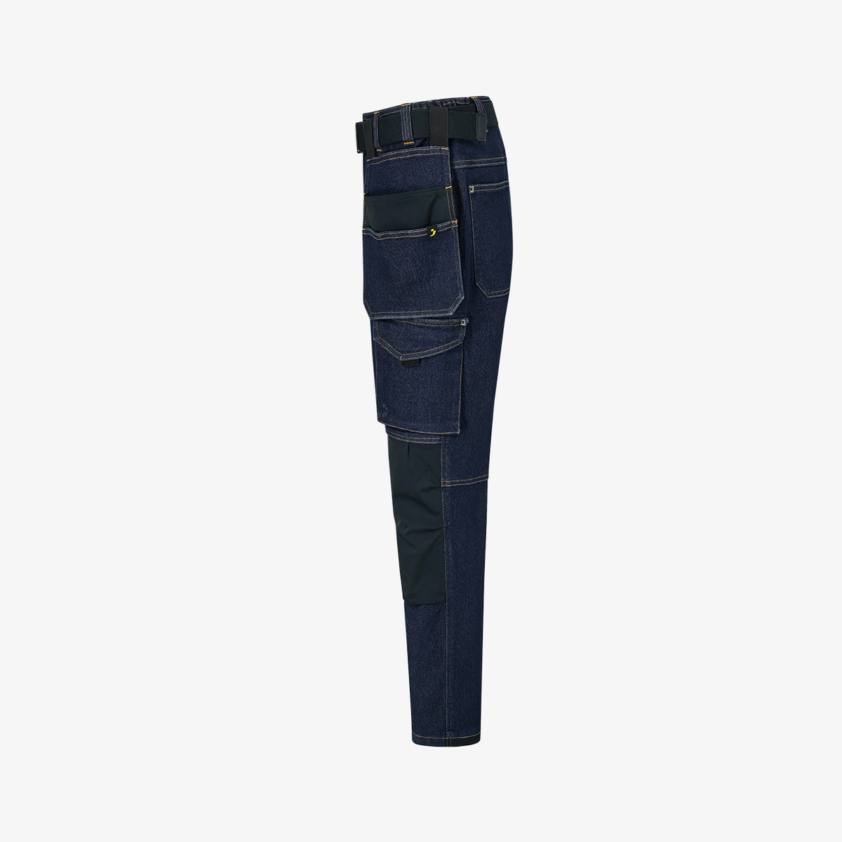 Pantaloni de Lucru Pro Denim Safety Jogger Albaștri – Buzunare Genunchiere, CE - poza 2