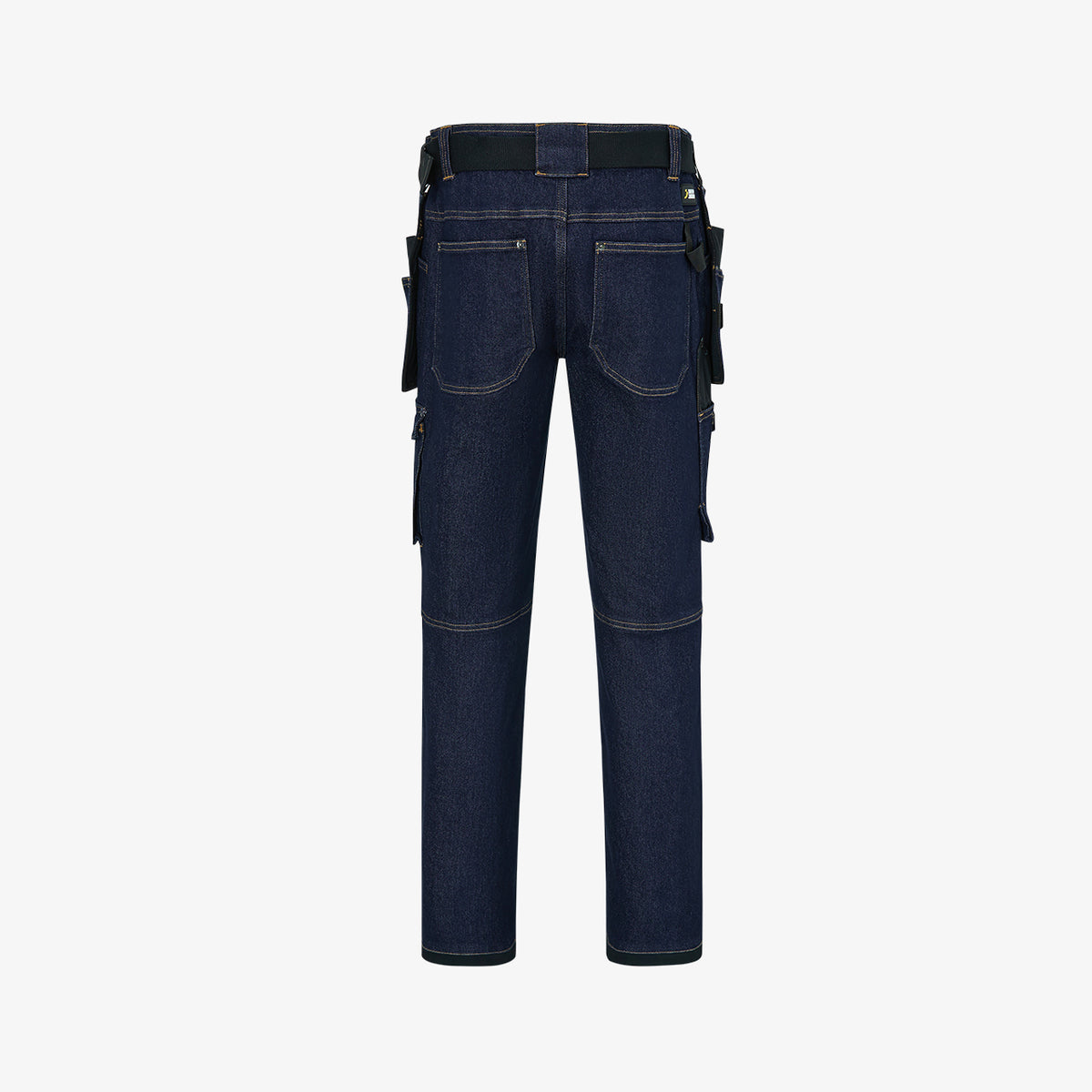 Pantaloni de Lucru Pro Denim Safety Jogger Albaștri – Buzunare Genunchiere, CE - poza 3