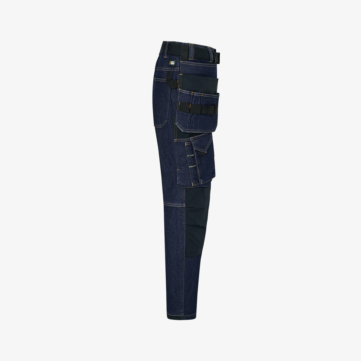 Pantaloni de Lucru Pro Denim Safety Jogger Albaștri – Buzunare Genunchiere, CE - poza 4