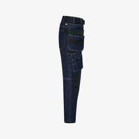 Pantaloni de Lucru Pro Denim Safety Jogger Albaștri – Buzunare Genunchiere, CE - poza 4
