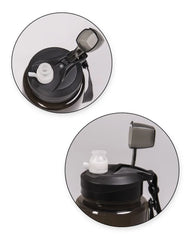 Pahar Smoke Transparent – 600 ml, PCTG, Cu Sistem de Blocare și Cap Protecție