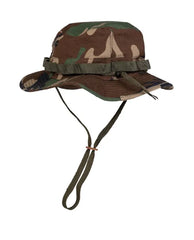 Pălărie Boonie US GI Woodland – Camuflaj Clasic, Ventilație Eficientă și Adaptabilitate Completă