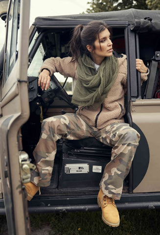 Pantaloni Dama Brandit BDU Ripstop Light Woodland