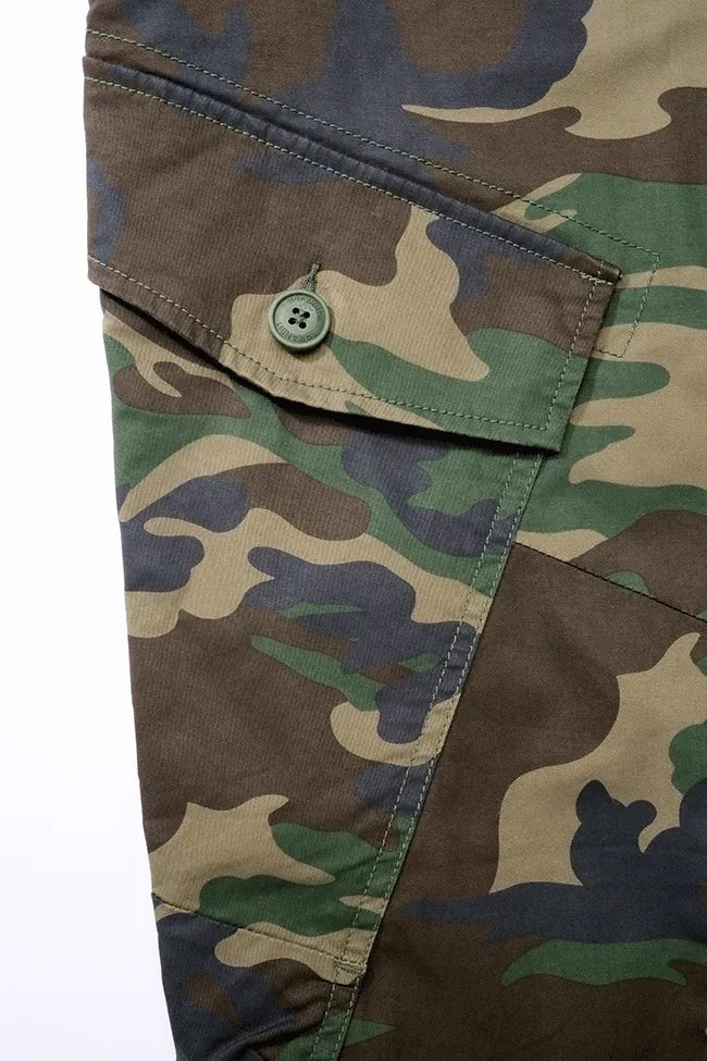 Pantaloni Ray Vintage Brandit Camuflaj Woodland