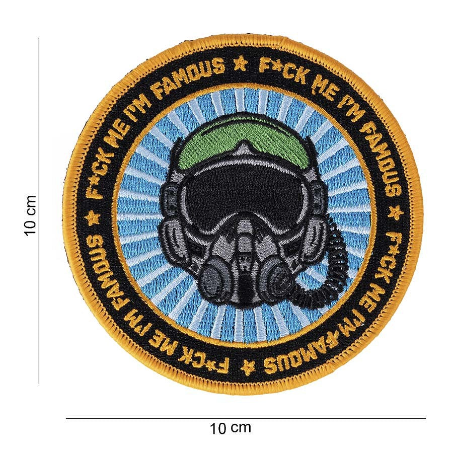 Patch F*ck me I'm famous with hook and loop #13015