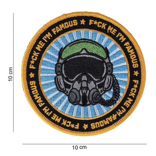 Patch F*ck me I'm famous with hook and loop #13015