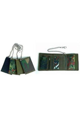 Portofel Cu Lant Camuflaj Woodland