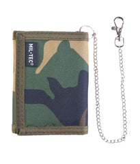 Portofel Cu Lant Camuflaj Woodland