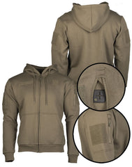 RANGER GREEN TACTICAL HOODIE WITH ZIPPER – Hanorac tactic versatil pentru confort și utilitate zilnică