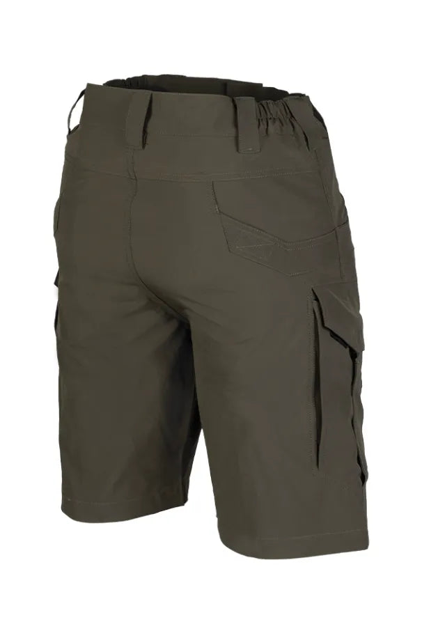 Ranger Green Elastic Assault Shorts – Pantaloni Scurți Tactici Slim Fit, Flexibili și Eficienți