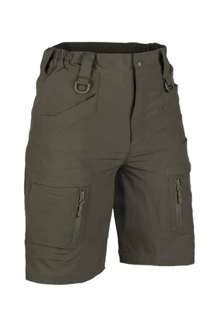Ranger Green Elastic Assault Shorts – Pantaloni Scurți Tactici Slim Fit, Flexibili și Eficienți