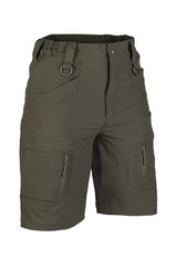 Ranger Green Elastic Assault Shorts – Pantaloni Scurți Tactici Slim Fit, Flexibili și Eficienți