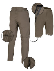 Ranger Green Zip-Off Pants ‘Performance’ – Pantaloni Tactici Convertibili, Slim Fit și Respiranți