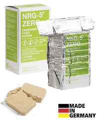 Rație de Urgență NRG-5 ZERO – 500g, Fără Gluten, Vegană, 15 Ani Durată de Viață