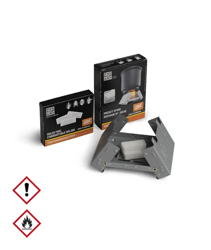 Reșou Pliabil German ESBIT® cu Pastile Combustibil – Compact, Eficient și Gata de Drum