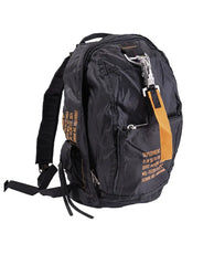 Rucsac Negru 'Deployment Bag 6' – Compact, Tactic-Urban, 100% Nylon, Design Versatil pentru Oraș sau Școală