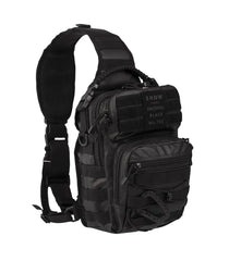 Rucsac Tactic Black – ONE STRAP – 10L – Versiune Avansată “Tactical Black” cu Elemente Premium
