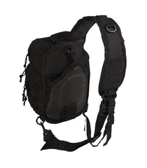 Rucsac Tactic Negru cu O Singură Bretea – 10L, Versatil și Eficient pentru Utilizare Zilnică sau Tactică