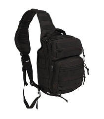 Rucsac Tactic Negru cu O Singură Bretea – 10L, Versatil și Eficient pentru Utilizare Zilnică sau Tactică