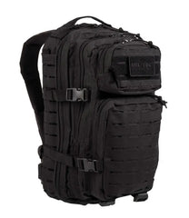 Rucsac Tactic Small US Assault Black – 20L, Sistem Laser-Cut, Format Compact, Tactic și Elegant