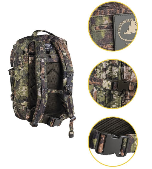 Rucsac Tactic US Assault Large WASP I Z3A – 36L, Sistem Laser-Cut, Camuflaj CIV-TEC® Z3A pentru Terenuri Mixte și Misiuni Avansate