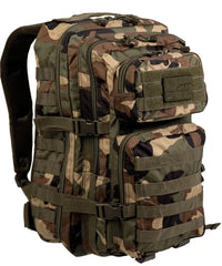 Rucsac Tactic US Assault Large Woodland – 36L, Camuflaj Clasic și Funcționalitate Militară