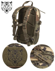 Rucsac Tactic pentru Copii US Assault Kids Woodland – 14L, Ergonomic, Camuflaj Autentic și Funcționalitate Maximă