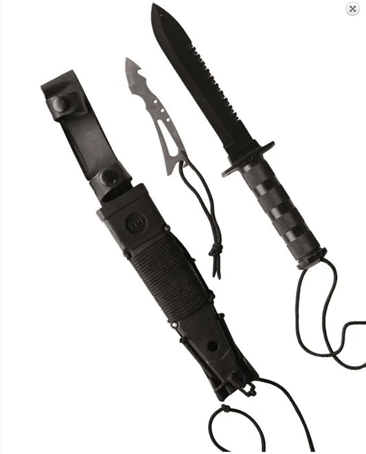 SURVIVAL KNIFE – Cuțit de Supraviețuire cu Trusă Completă și Lamă din Oțel Inoxidabil