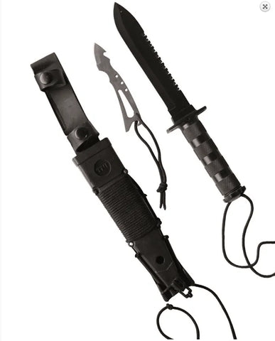 SURVIVAL KNIFE – Cuțit de Supraviețuire cu Trusă Completă și Lamă din Oțel Inoxidabil
