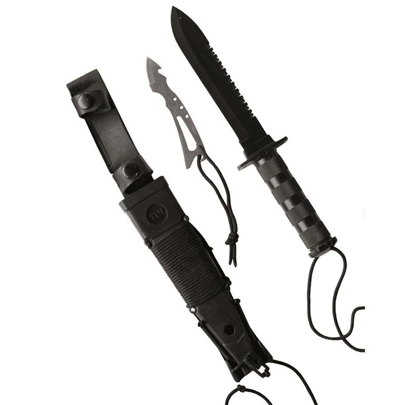 SURVIVAL KNIFE – Cuțit de Supraviețuire cu Trusă Completă și Lamă din Oțel Inoxidabil