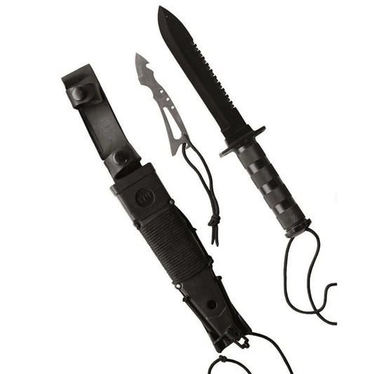 SURVIVAL KNIFE – Cuțit de Supraviețuire cu Trusă Completă și Lamă din Oțel Inoxidabil