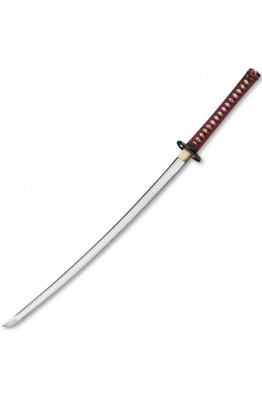 Sabie Magnum Red Samurai + Suport Lemn Pentru Sabie