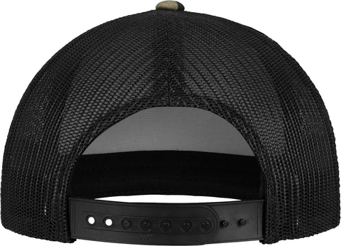 Sapca Brandid Camo Trucker Woodland Black