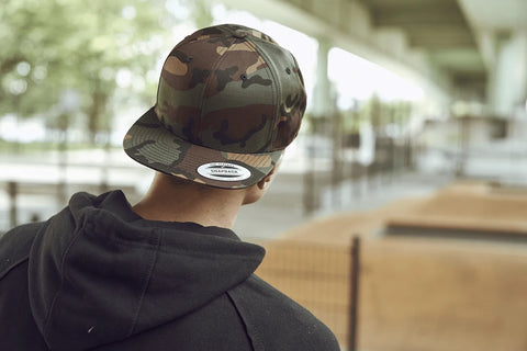 Sapca Brandid Classic Snapback Camo Woodland