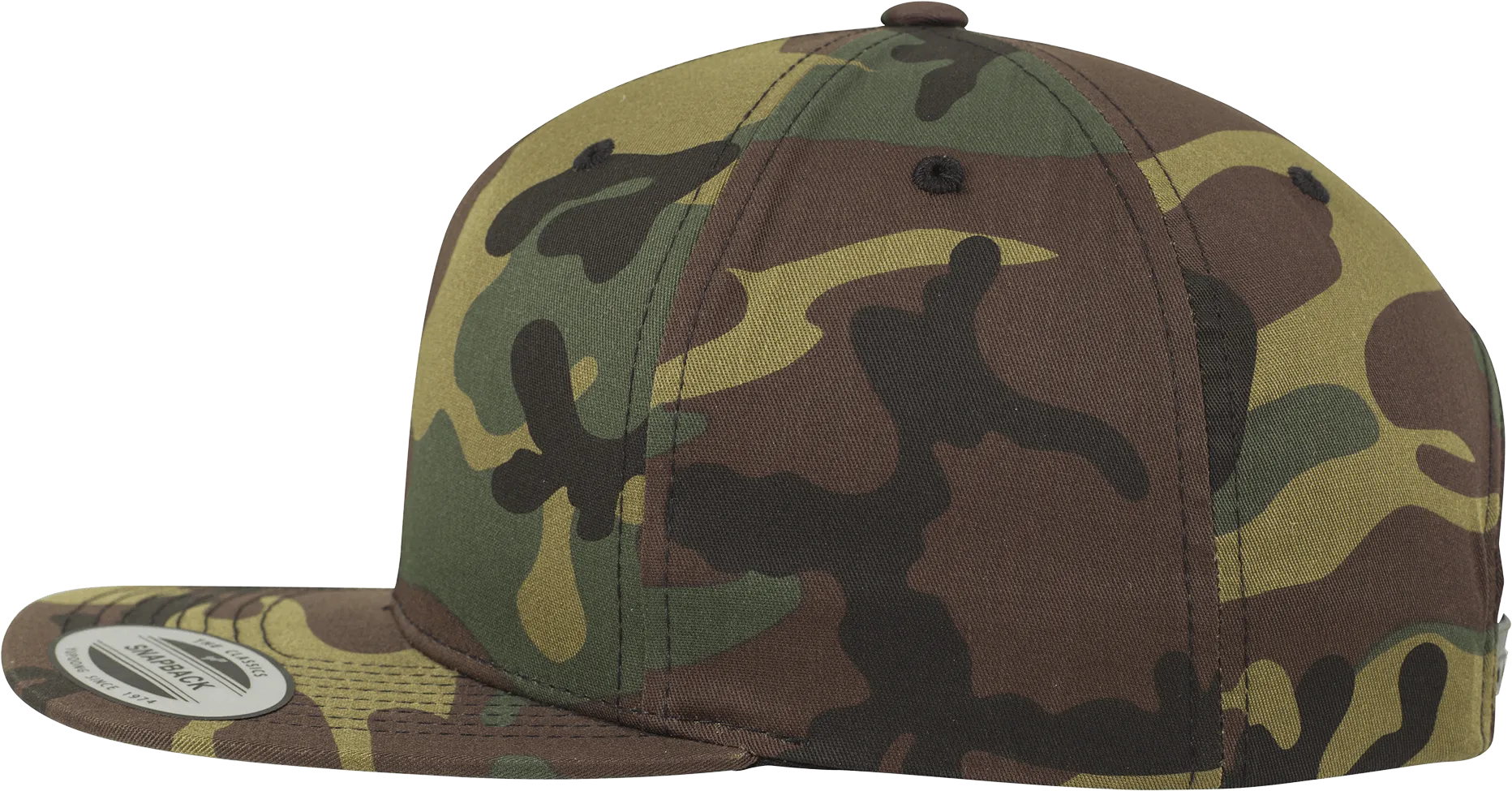 Sapca Brandid Classic Snapback Camo Woodland