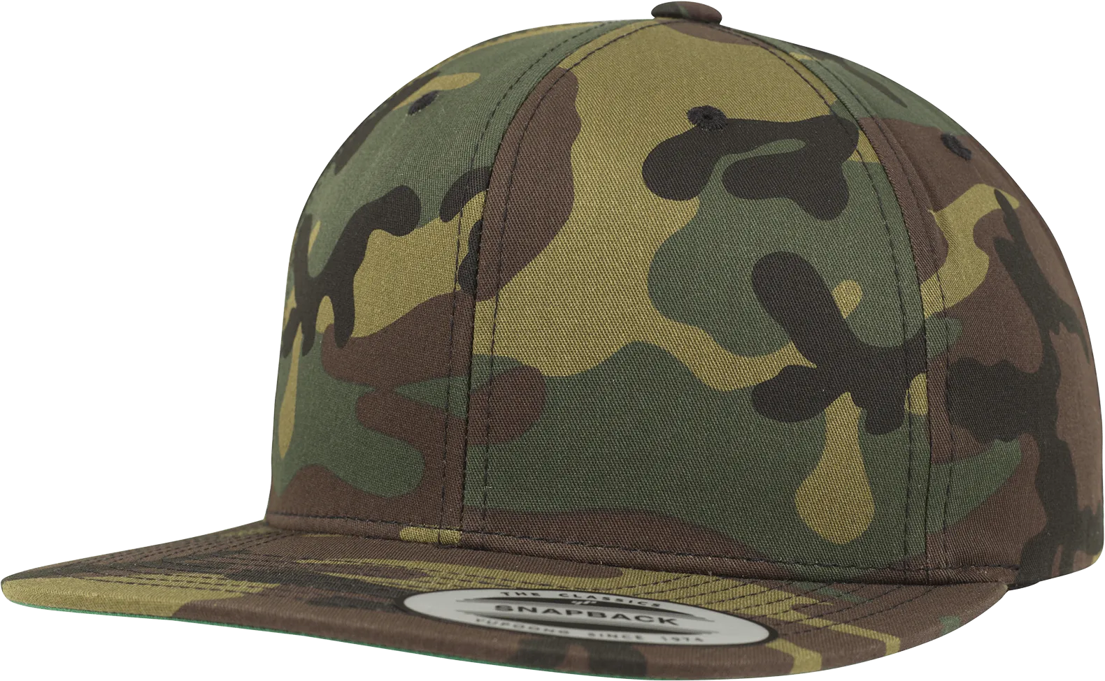 Sapca Brandid Classic Snapback Camo Woodland