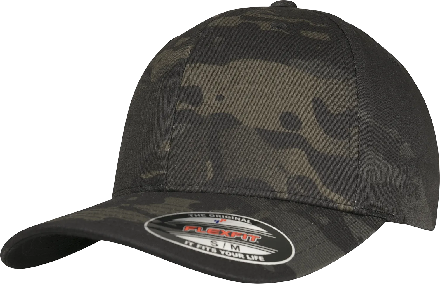 Sapca Brandid Flexfit Black Multicam