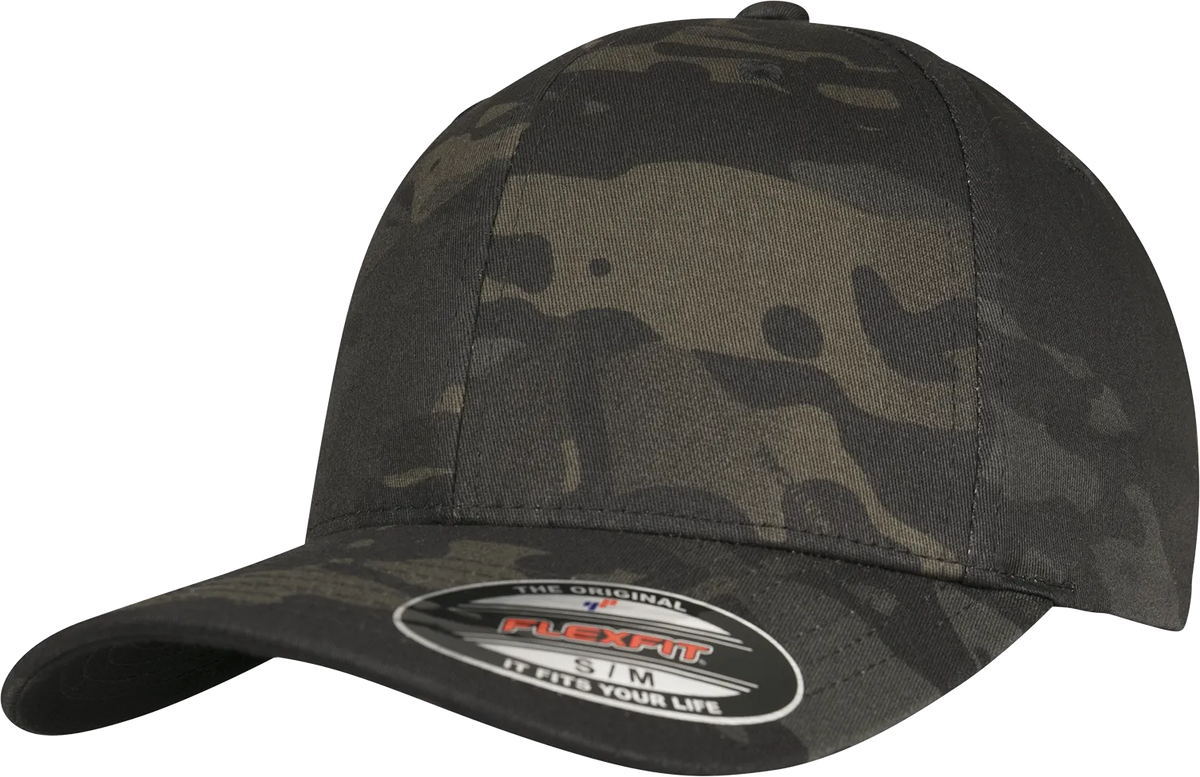 Sapca Brandid Flexfit Black Multicam